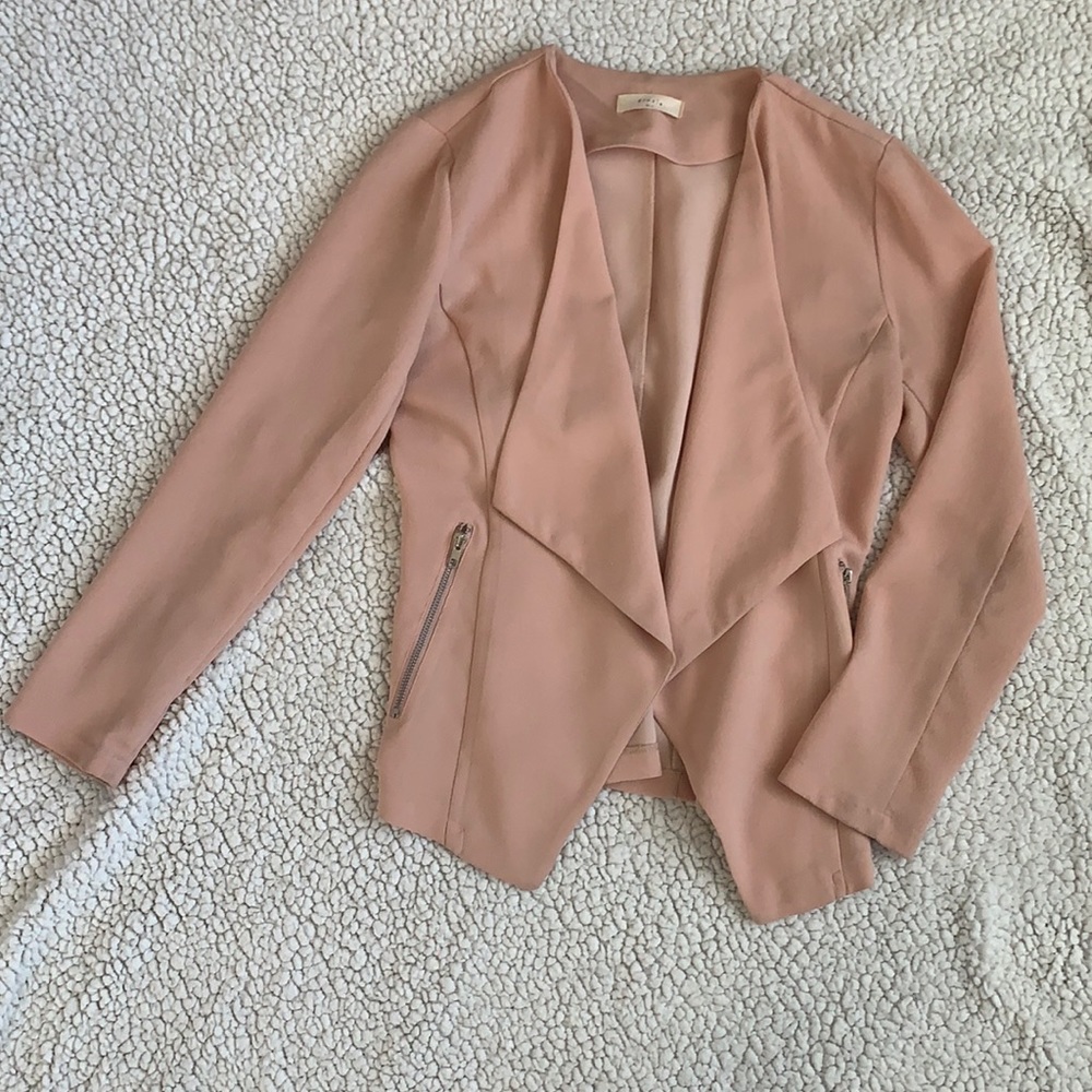 Adorable peach colored blazer